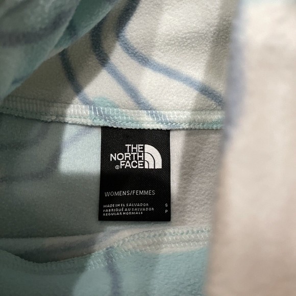 The North Face TKA Glacier Womens Funnel Neck Pullover Fleece Size Small S Blue - Picture 6 of 9